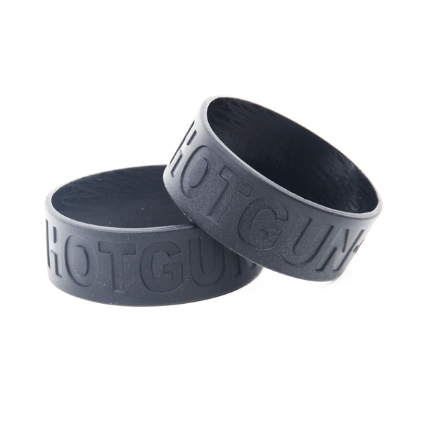 1 Inch Debossed Silicone Wristband